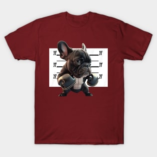 Cute Puppy Boxer Lineup Usual Suspect T-Shirt